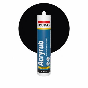 Soudal Acryrub Negro 310ml