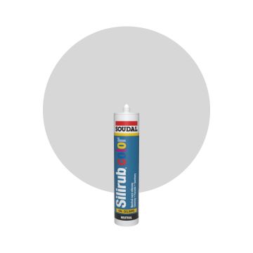 Soudal Silirub Color RAL 7035 Gris claro Masilla acrilica 300ml