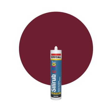 Soudal Silirub Color - RAL 3004 Rojo púrpura