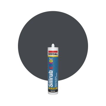 Soudal Silirub Color RAL 7024 Gris grafito Masilla acrilica 300ml