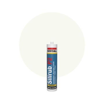 Soudal Silirub P2 RAL 9010 Blanco puro 310ml