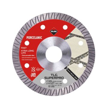 Rubi TLG Discoo diamanteado Serrado y rectificado 115mm