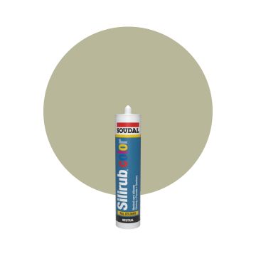 Soudal Silirub Color RAL 7032 Gris guijarro Masilla acrilica 300ml