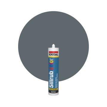Soudal Silirub Color RAL 7031 Gris azulado Masilla acrilica 300ml