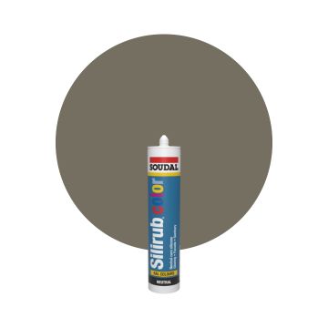 Soudal Silirub Color RAL 7006 Gris beige Masilla acrilica 300ml