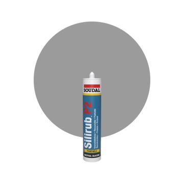Soudal Silirub P2 RAL 7004 Gris señal 310ml