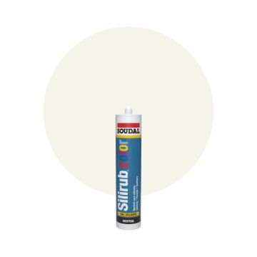 Soudal Silirub Color RAL 9001 Blanco crema Masilla acrilica 300ml