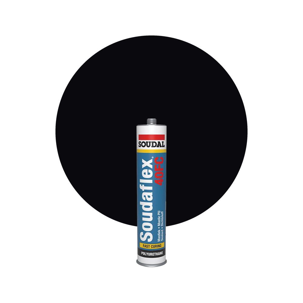 Soudal Soudaflex 40 Fc - Negro, 300 ml main product photo