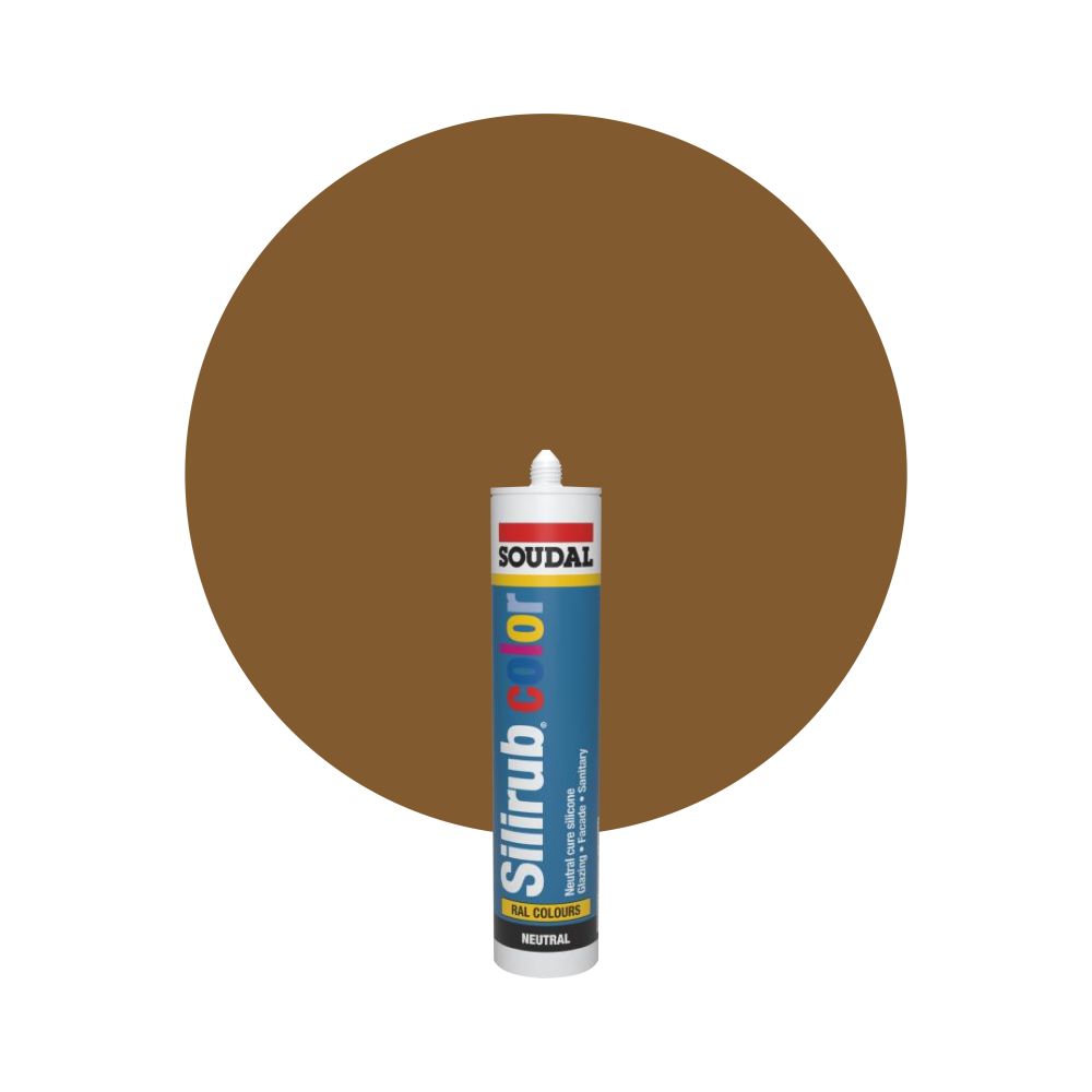 Soudal Silirub Color - RAL 8003 Marrón arcilla main product photo