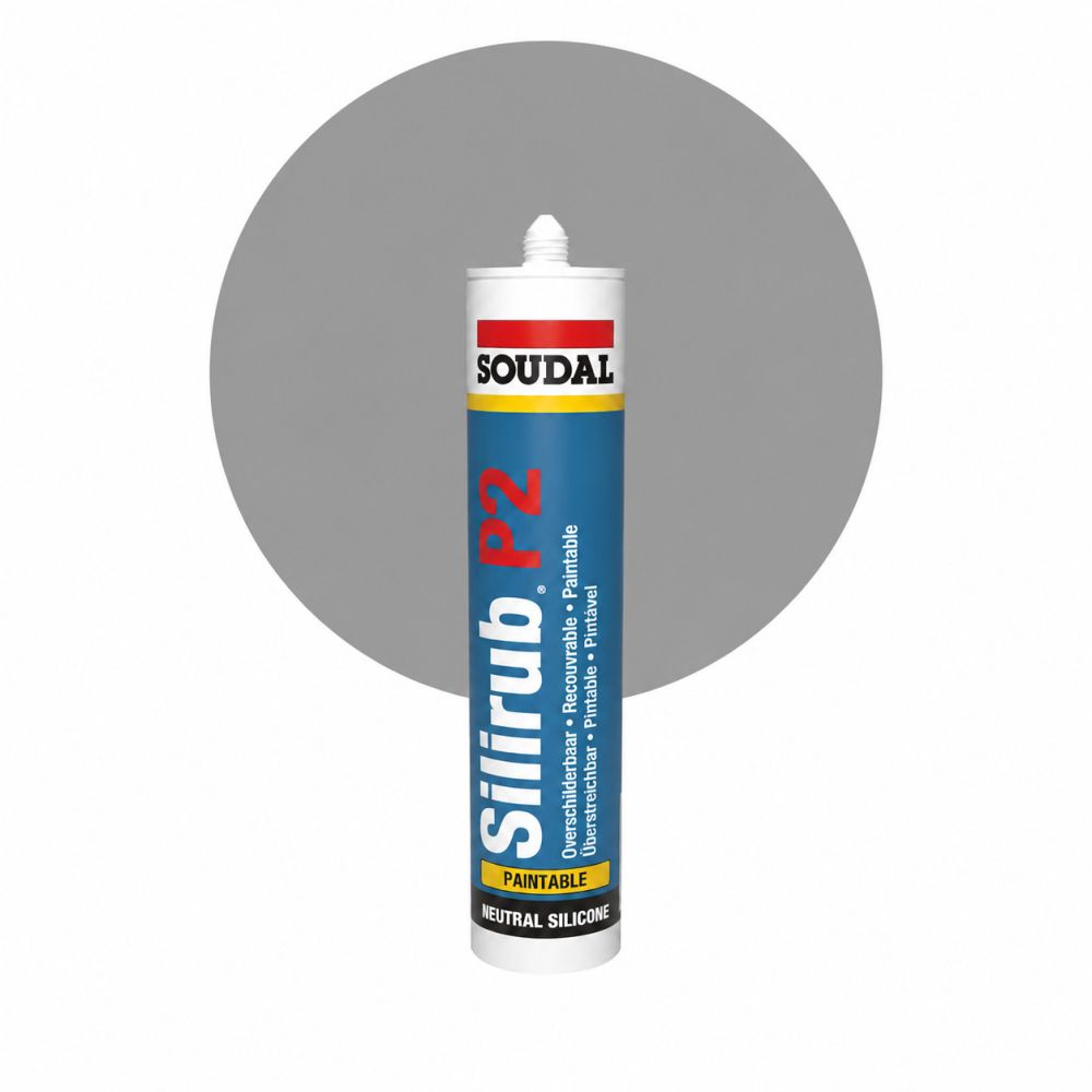 Soudal Silirub P2 - RAL 7004 Gris señal main product photo