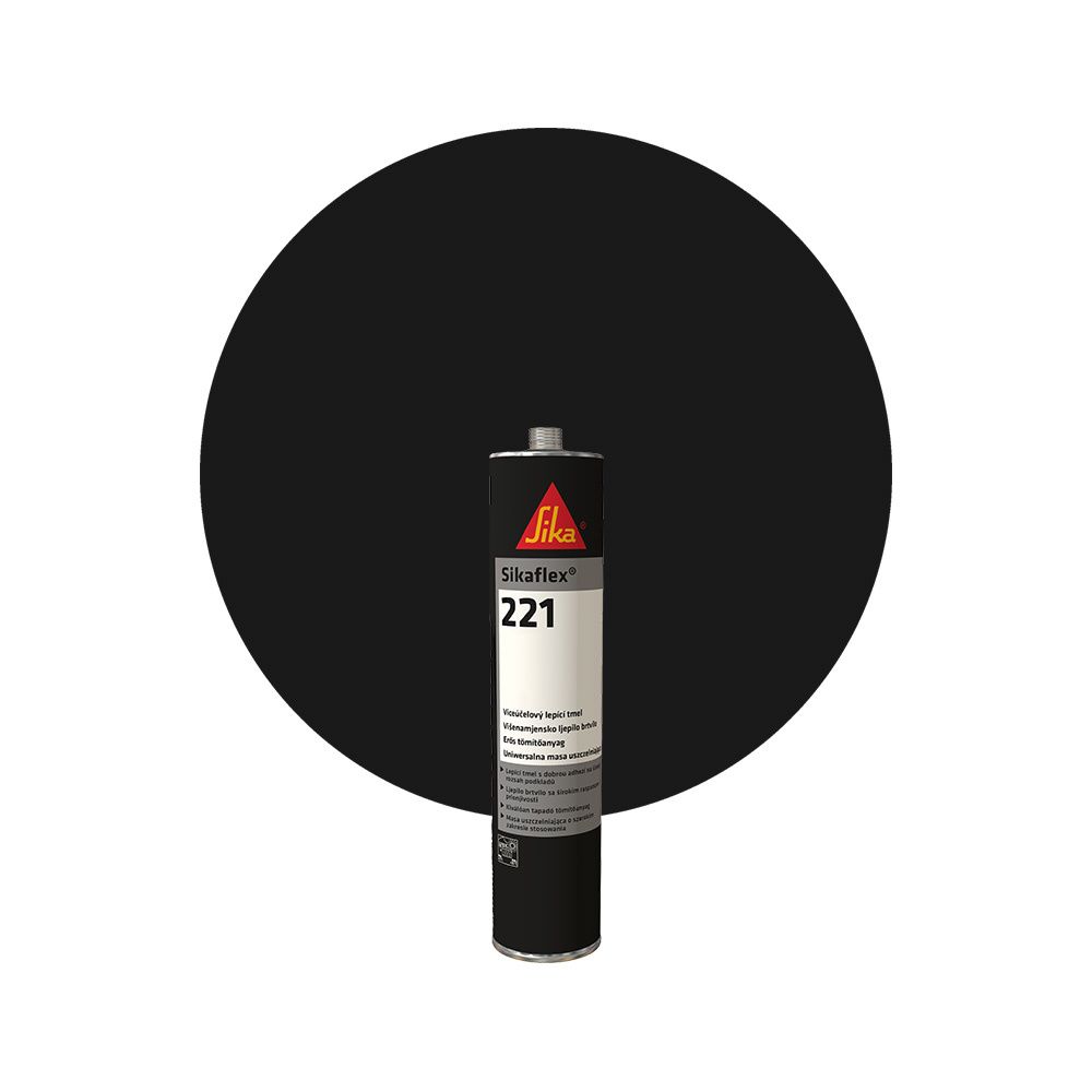 Sikaflex 221 - Negro, 300 ml main product photo