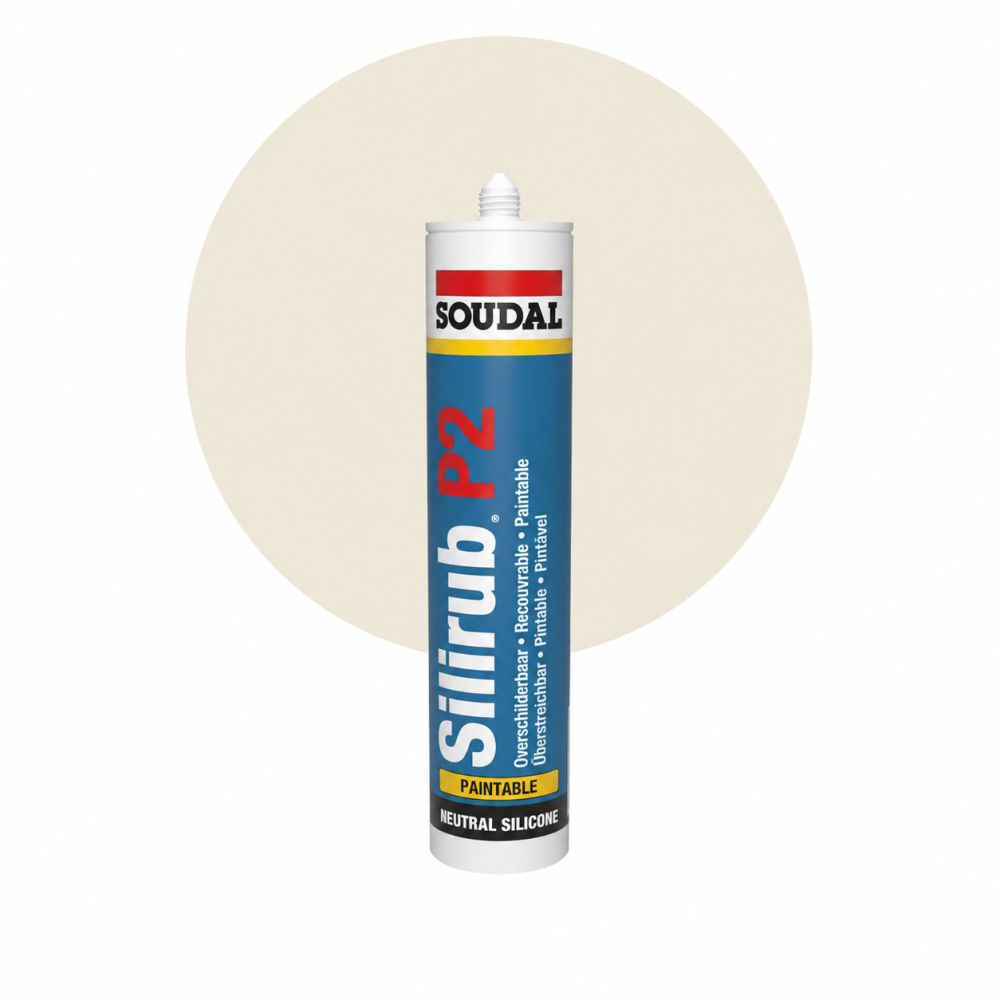 Soudal Silirub P2 - RAL 9001 Blanco crema main product photo