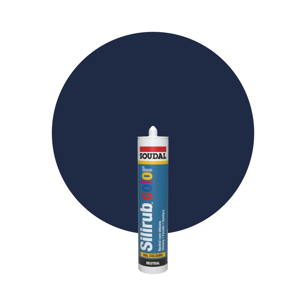 Soudal Silirub Color - RAL 5011 Azul acero main product photo