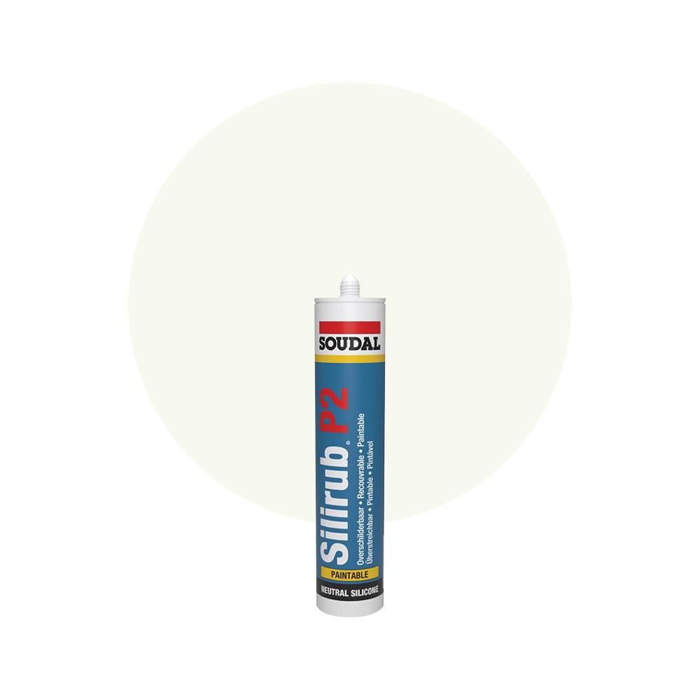 Soudal Silirub P2 - RAL 9010 Blanco puro main product photo