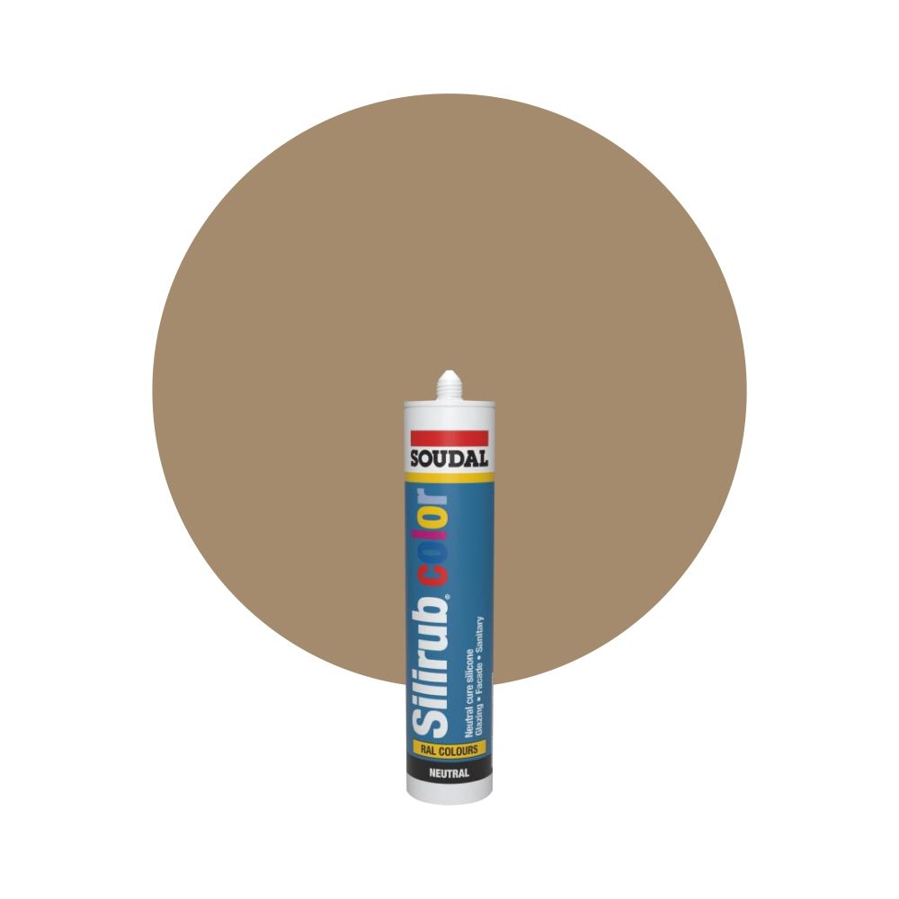 Soudal Silirub Color - RAL 1019 Beige grisáceo main product photo