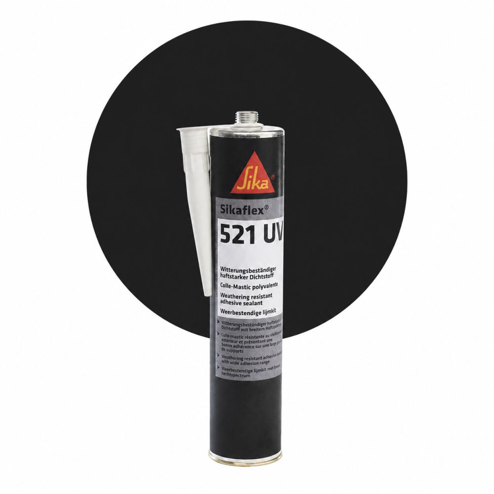 Sikaflex 521 UV - Negro, 300 ml main product photo