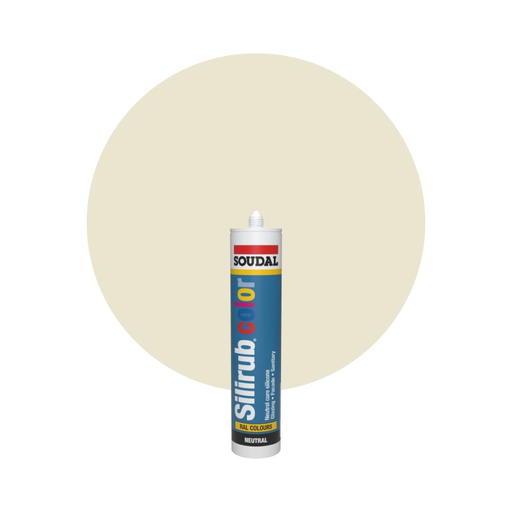 Soudal Silirub Color - RAL 1013 Blanco perla main product photo
