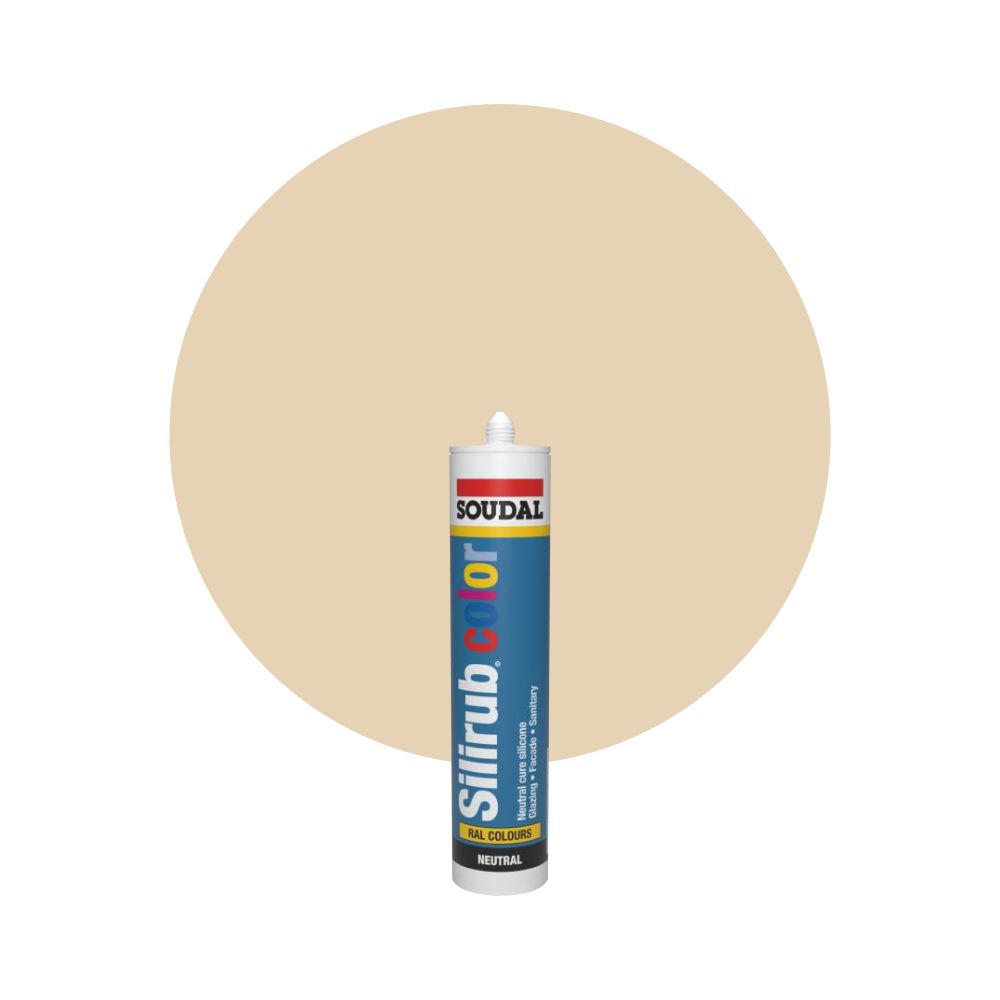Soudal Silirub Color - RAL 1015 Marfil claro main product photo