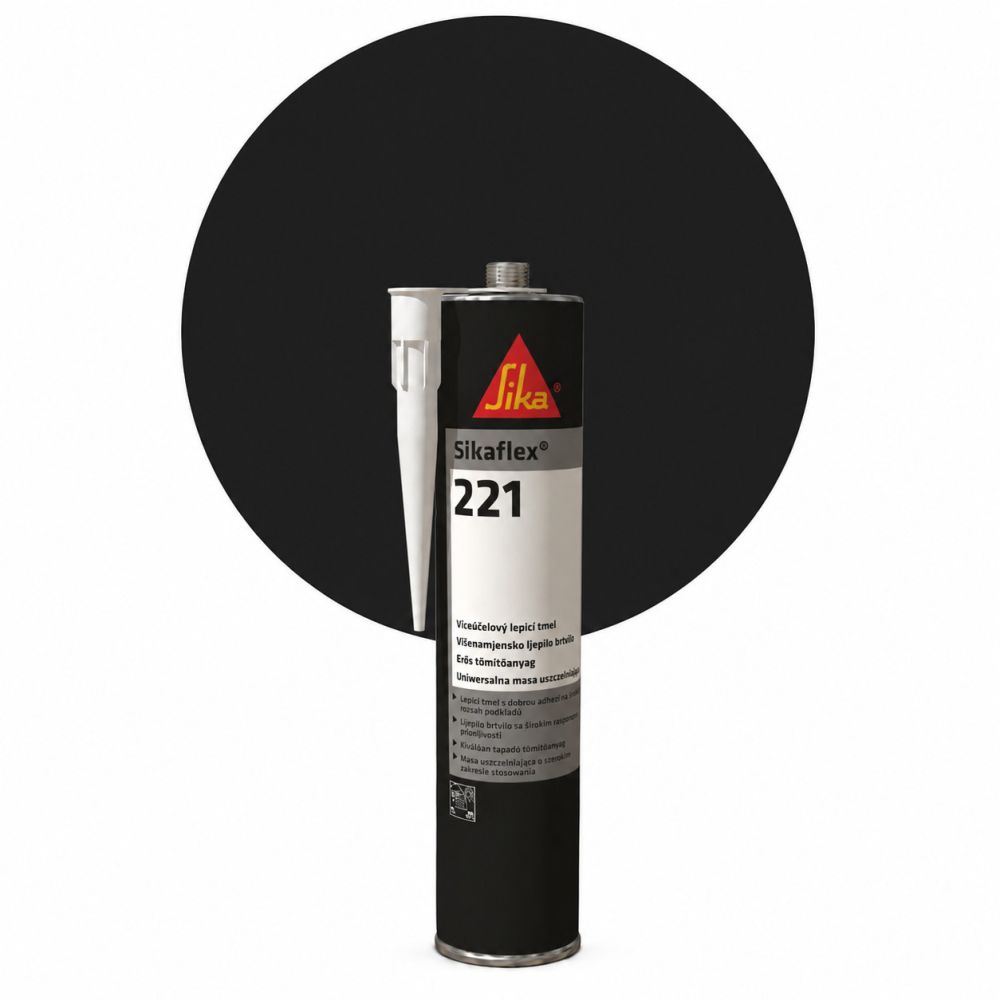 Sikaflex 221 - Negro, 300 ml main product photo