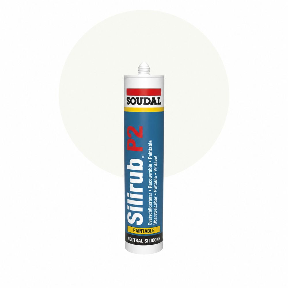 Soudal Silirub P2 - RAL 9010 Blanco puro main product photo